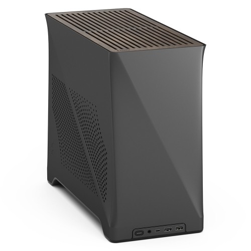 Gabinete Gamer Fractal Design Era 2, Mini Tower, Mini ITX, Sem Fonte, Com 2 Fans, Preto, FD-C-ERA2N-02
