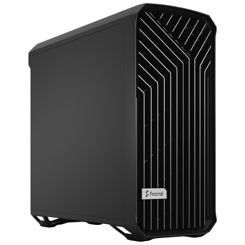 Gabinete Gamer Fractal Design Torrent, Mid Tower, Aço, EATX, Com 5 Fans, Sem Fonte, Preto, FD-C-TOR1A-05