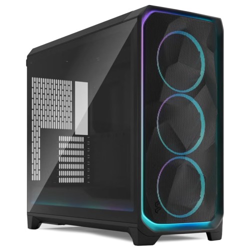 Gabinete Gamer Fractal Meshify 3 XL, Ambience Pro RGB, Full Tower, Vidro Temperado, E-ATX, Sem Fonte, Com 3 Fans, Preto, FD-C-MES3X-03
