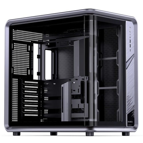 Gabinete Gamer Jonsbo/Jonsplus, Mid Tower, Vidro Temperado, ATX, Sem Fonte, Sem Fans, Cinza, BO400CG