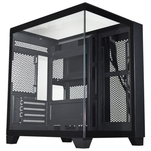 Gabinete Gamer K-MEX Aquario Visão CG-0725, Mid Tower, Vidro Temperado, m-ATX, Sem Fan, Preto, CG0725RH001CB0X