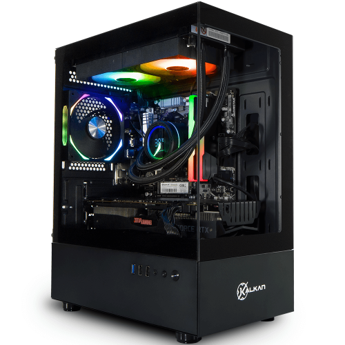 Gabinete Gamer Kalkan Avalon, Mid Tower, Vidro Temperado, mATX, Sem Fonte, Sem Fans, Preto, KLK00036