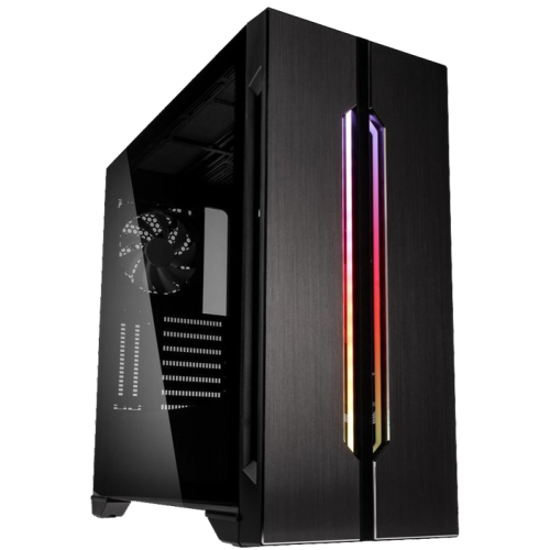 Gabinete Gamer Lian Li Lancool One Digital, Mid Tower, Vidro Temperado, Black, Sem Fonte, Sem Fan