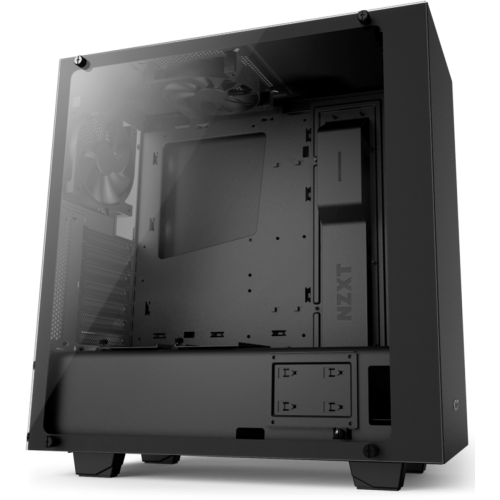 Gabinete Gamer NZXT S340 Elite, Mid Tower, Com 2 Fans, Vidro Temperado, Black, Sem Fonte, CA-S340W-B3