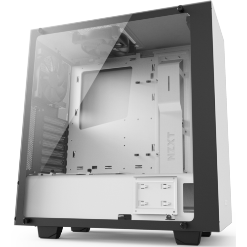 Gabinete Gamer NZXT S340 Elite, Mid Tower, Com 2 Fans, Vidro Temperado, White, Sem Fonte, CA-S340W-W2
