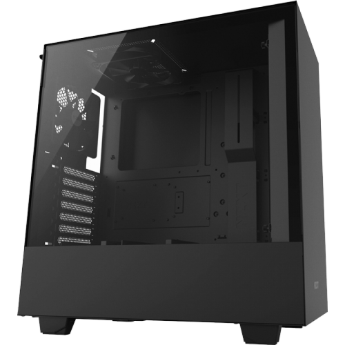 Gabinete Gamer NZXT H500, Mid Tower, Com 2 Fans, Vidro Temperado, Black, Sem Fonte, CA-H500B-B1