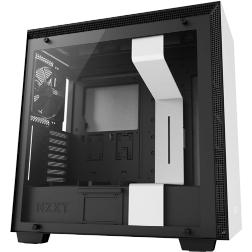 Gabinete Gamer NZXT H700, Mid Tower, Com 4 Fans, Vidro Temperado, White, Sem Fonte, CA-H700B-W1