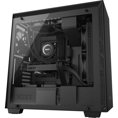 Gabinete Gamer NZXT H700i, Mid Tower, Com 4 Fans, Vidro Temperado, Black, Sem Fonte, CA-H700W-BB