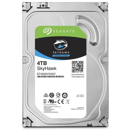 HD Seagate SkyHawk Surveillance 4TB, 3.5&amp;quot;, SATA III, 6GB/S, 5900RPM, ST4000VX007