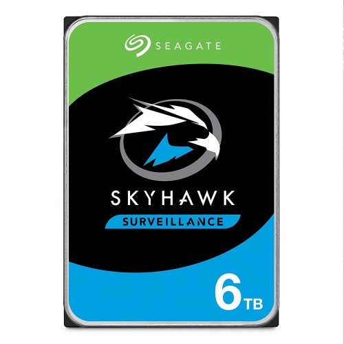HD Seagate SkyHawk Surveillance 6TB, 5400RPM, SATA III 6GB/s, Cachê 256MB, 3.5, Vigilância, DVR, ST6000VX009