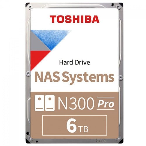 HD Toshiba N300 PRO 6TB, 7200RPM, 512MB, NAS, 3.5, Aplicação em IA