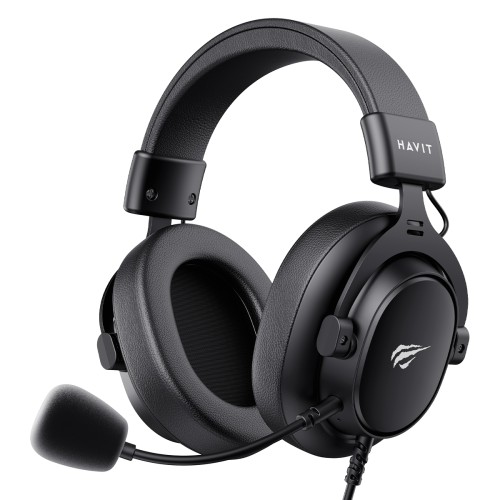 Headset Gamer Havit H2015SE, 3.5mm, Drivers de 53mm, Microfone Removível, Preto
