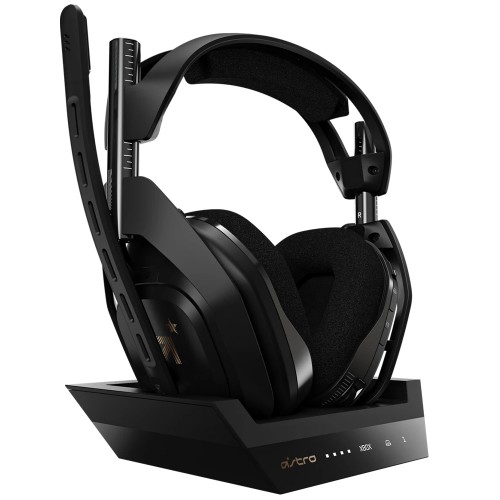 Headset Gamer Logitech Astro A50 Sem Fio + Base, Para Xbox, PlayStation e PC/MAC, Preto, 939-001681