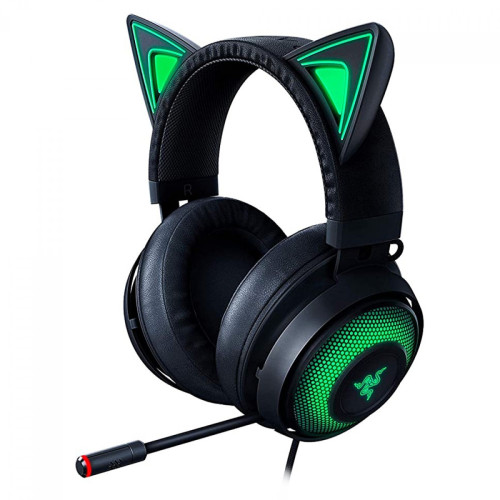 Headset Gamer Razer Kraken Kitty Edition, RGB, Drivers de 50mm