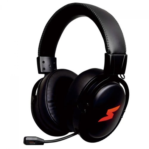 Headset Gamer SuperFrame AIR Pro, RGB, Surround 7.1, Wireless, Bluetooth, Drivers de 50mm, Black, SF-HS-AP7WRU - Open Box
