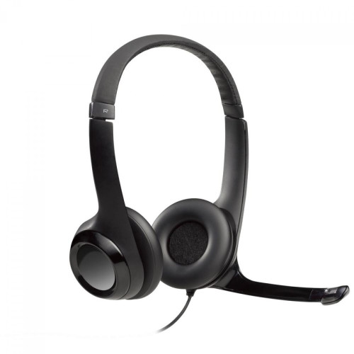 Headset Logitech H390, USB, Black, 981-000014