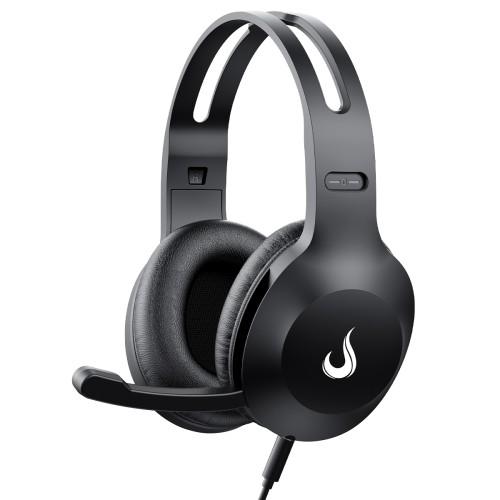 Headset Rise Mode Office 03, Drivers de 40mm, Com Microfone, Preto, RM-HS-OF-03-FB