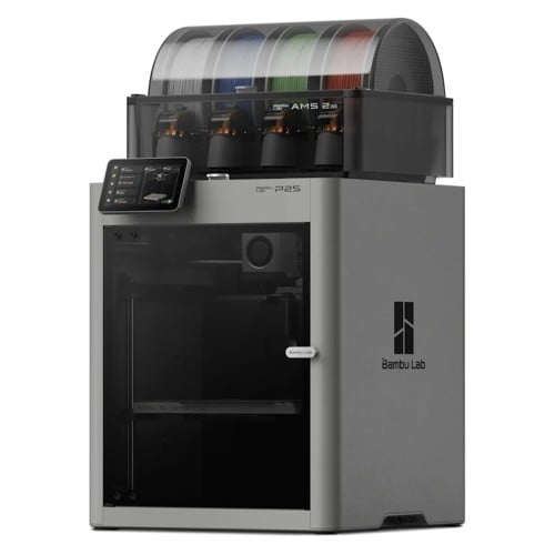 Impressora 3D Bambu Lab P2S 220V + AMS 2 PRO (Combo), Área de Impressão 256x256x256mm, PF004-U+SA007-EU1