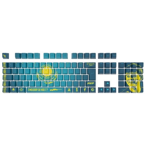 Keycaps Fallen Personalizadas - Molodoy Cazaqui, OEM, PBT, ABNT2, 117 Teclas, KC00046