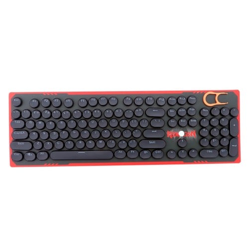 Keycaps Redragon A106, ABS, ANSI, Double Shot, Black, 104 Teclas