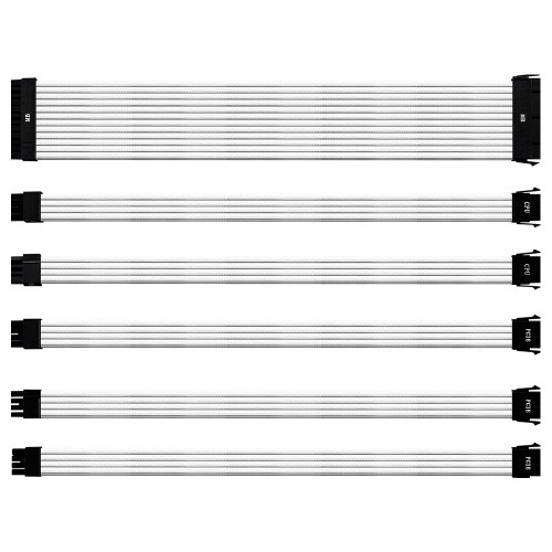Kit Cabos Extensores Cooler Master, 30cm, Branco, CMA-NEST16XXWT1-GL