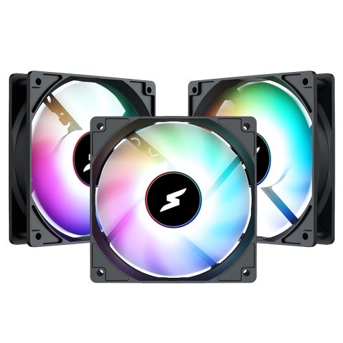 Kit Fan Com 3 Unidades SuperFrame Celler, ARGB, 120mm, Com Controladora, Black, SF-01 - Open Box