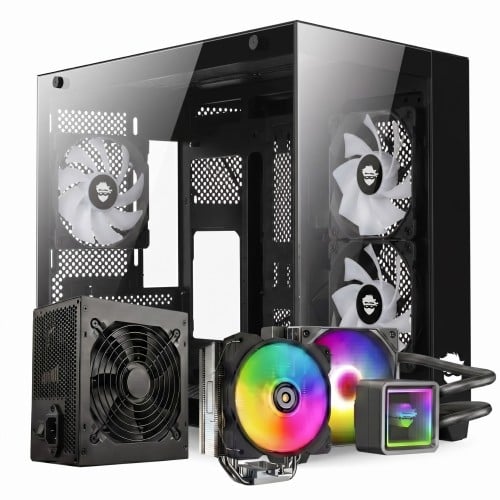 Kit Gabinete Gamer + Fonte 650W + Cooler