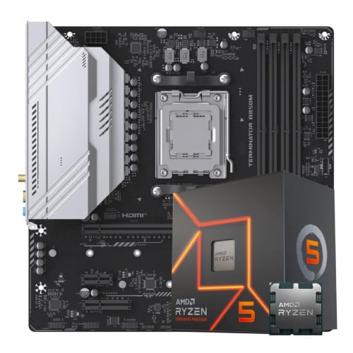 Kit Upgrade, AMD Ryzen 5 7600 + Placa Mãe Chipset B850