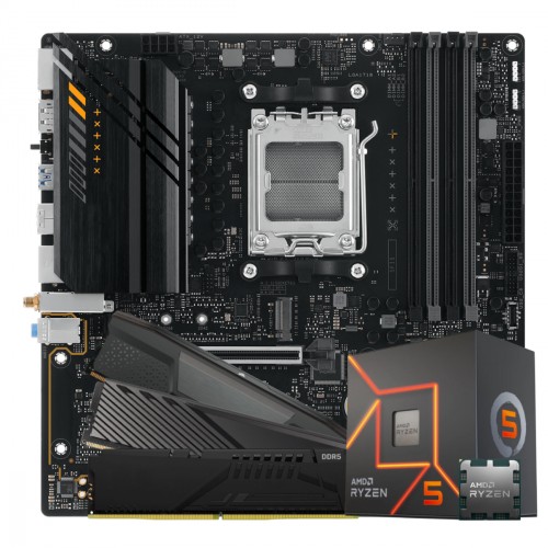Kit Upgrade, AMD Ryzen 5 8500G, Placa Mãe Chipset A620 DDR5