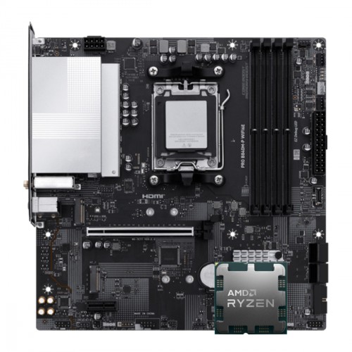 Kit Upgrade, AMD Ryzen 5 9600X + Placa Mãe Chipset B840