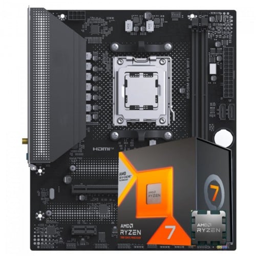 Kit Upgrade, AMD Ryzen 7 7800X3D + Placa Mãe Chipset B850