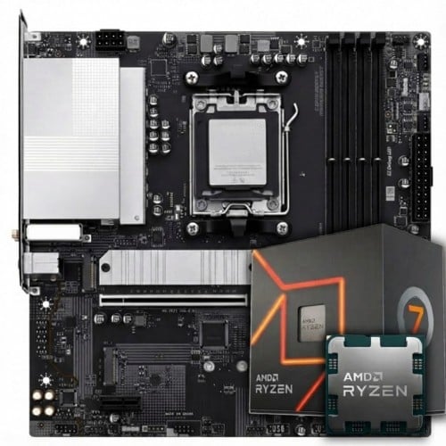 Kit Upgrade, AMD Ryzen 7 8700G + Placa Mãe Chipset B840