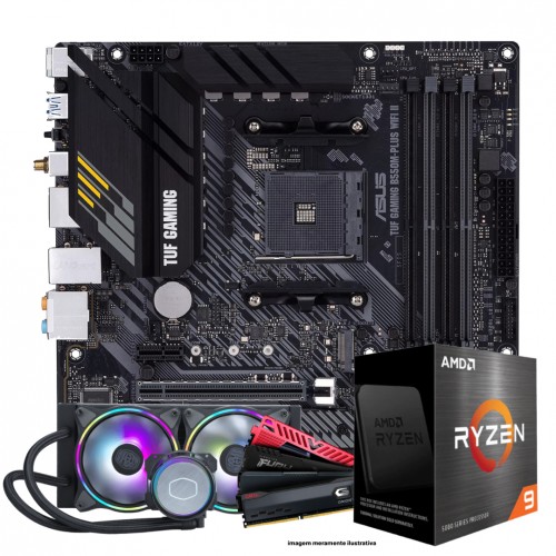 Kit Upgrade, AMD Ryzen 5950X, Placa Mãe Asus TUF Gaming B550M