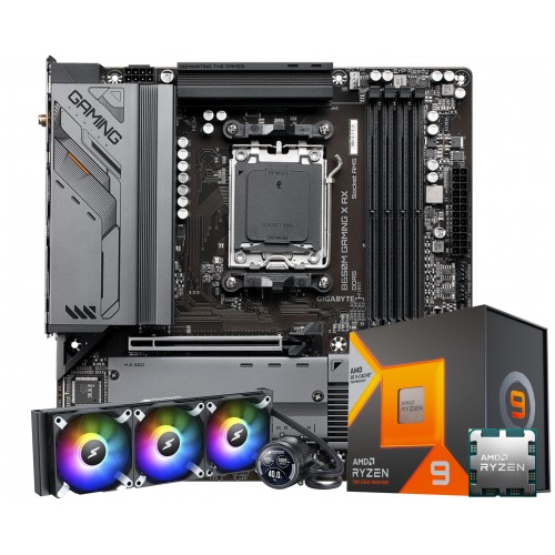 Kit Upgrade, AMD Ryzen 9 7900X3D, Placa Mãe Chipset B650 Kit Upgrade, AMD Ryzen 9 7900X3D, Placa Mãe Chipset B650