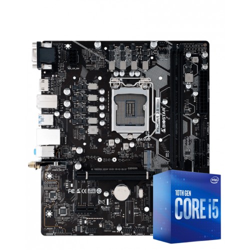 Kit Upgrade, Intel Core i5 10400 + Placa Mãe H510 - Terabyte