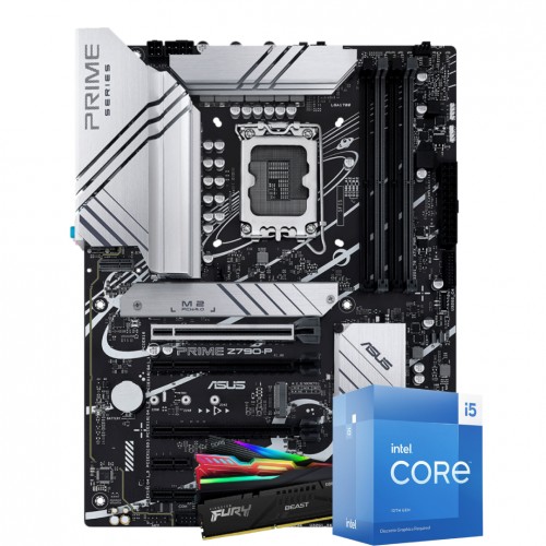 Kit Upgrade, Intel Core i5 13400F, Placa Mãe Asus PRIME Z790