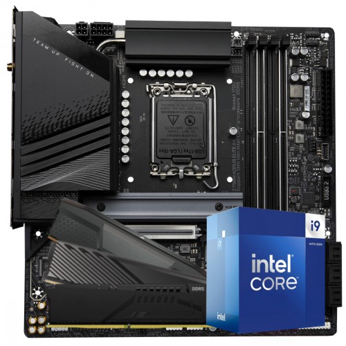 Kit Upgrade, Intel Core i9 14900F + Placa Mãe Chipset Z790 +