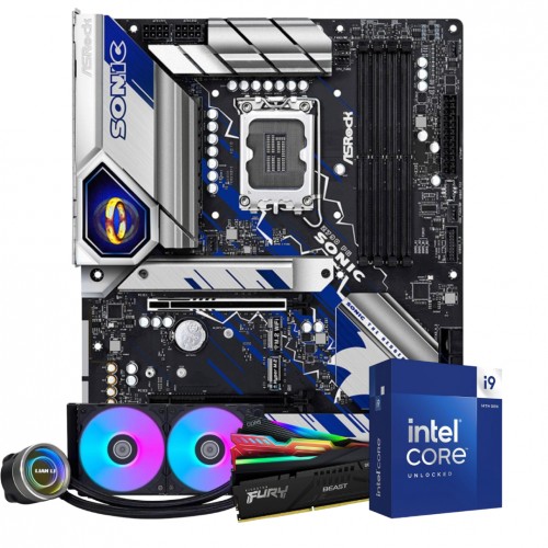 Kit Upgrade, Intel Core i9 14900F, Placa Mãe Chipset Z790, Memória