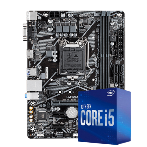 Kit Upgrade Intel i5 10400F / Placa Mãe Gigabyte H510M H DDR4
