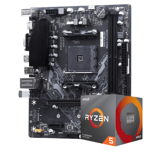 A*様 AMD Ryzen 5 3600＋マザーボード＋1660Ti＋Windo Kit Upgrade, AMD Ryzen 5 3600, Placa Mãe MAXSUN A520M MS-Challenger