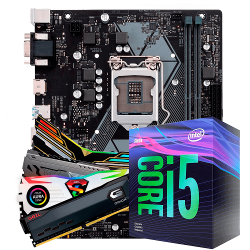 Kit Upgrade Intel Core i5 9400F + Placa Mãe Asus + 8GB