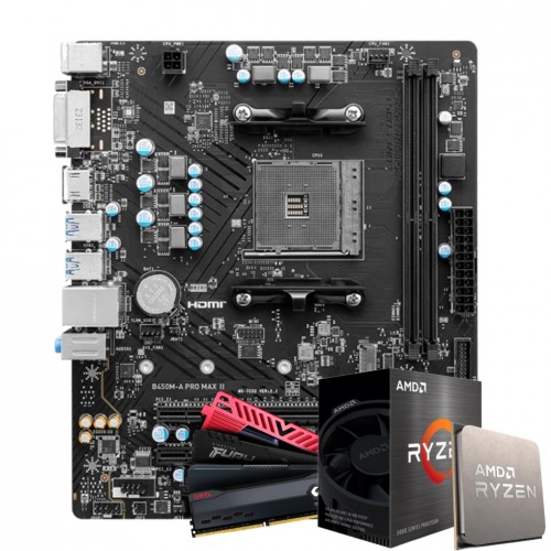 MSI B450 Ryzen 5 5500 DDR4 8GB ×2 計 16GB MSI B450 Ryzen 5 5500