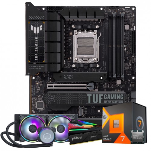 Kit Upgrade Ryzen 7 7800X3D, Placa Mãe Asus TUF Gaming X670E-PLUS ...