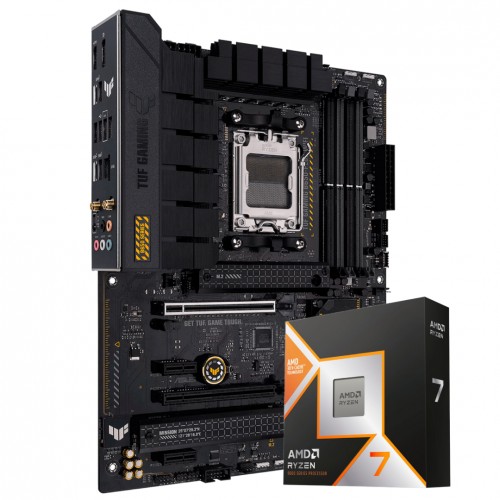 Kit Upgrade, Ryzen 7 9800X3D, Placa Mãe Asus TUF Gaming B650-PLUS WIFI