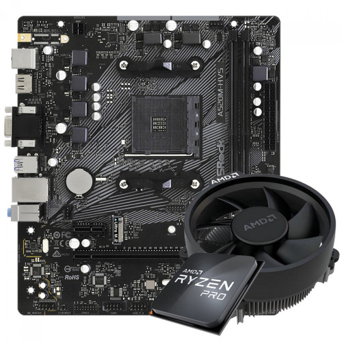 Kit Upgrade, AMD Ryzen 5 PRO 4650GE + AsRock A520M-HVS