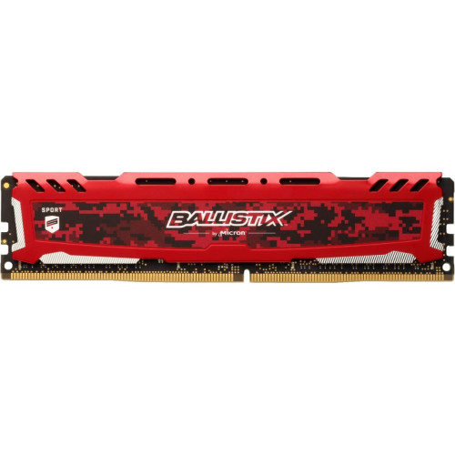 Memória DDR4 Crucial Ballistix Sport Lt, 16GB 3000MHz, Red