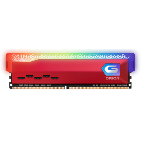 Memória DDR4 Geil Orion RGB, 8GB, 3200MHz, Red, GAOSR48GB3200C16BSC