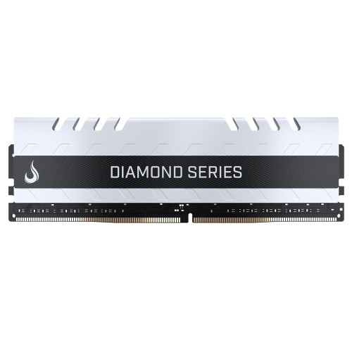 Memória DDR4 Rise Mode Diamond Series, 16GB, 3200MHz, Branca, RM-D4-16G-3200DW