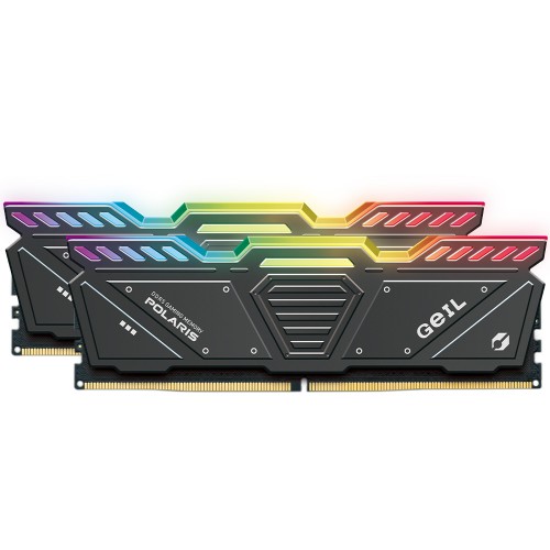 【人気沸騰】 32GB RGB, Polaris Geil DDR5 Memória (2x16GB) Gray 5200MHz, メモリー