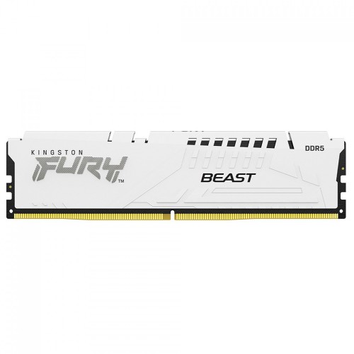 Memória DDR5 Kingston Fury Beast, 16GB, 5600MHz, White, KF556C36BWE-16